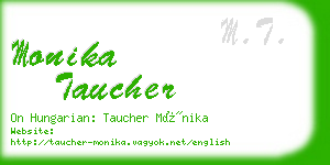monika taucher business card